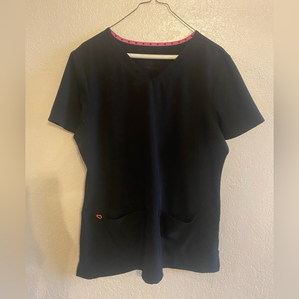 HeartSoul Black Scrubs- 2 Piece Set
